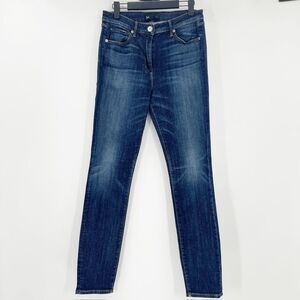 3x1 NYC Super Stretch Ankle Skinny Jeans Women's Size 28 Dark Wash Blue